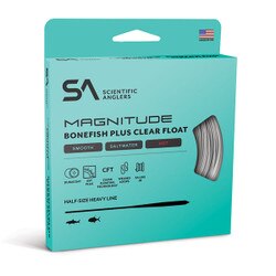 Scientific Anglers Magnitude Smooth Bonefish Plus 10' Clear Tip Floating Fly Line in Ivory and Clear